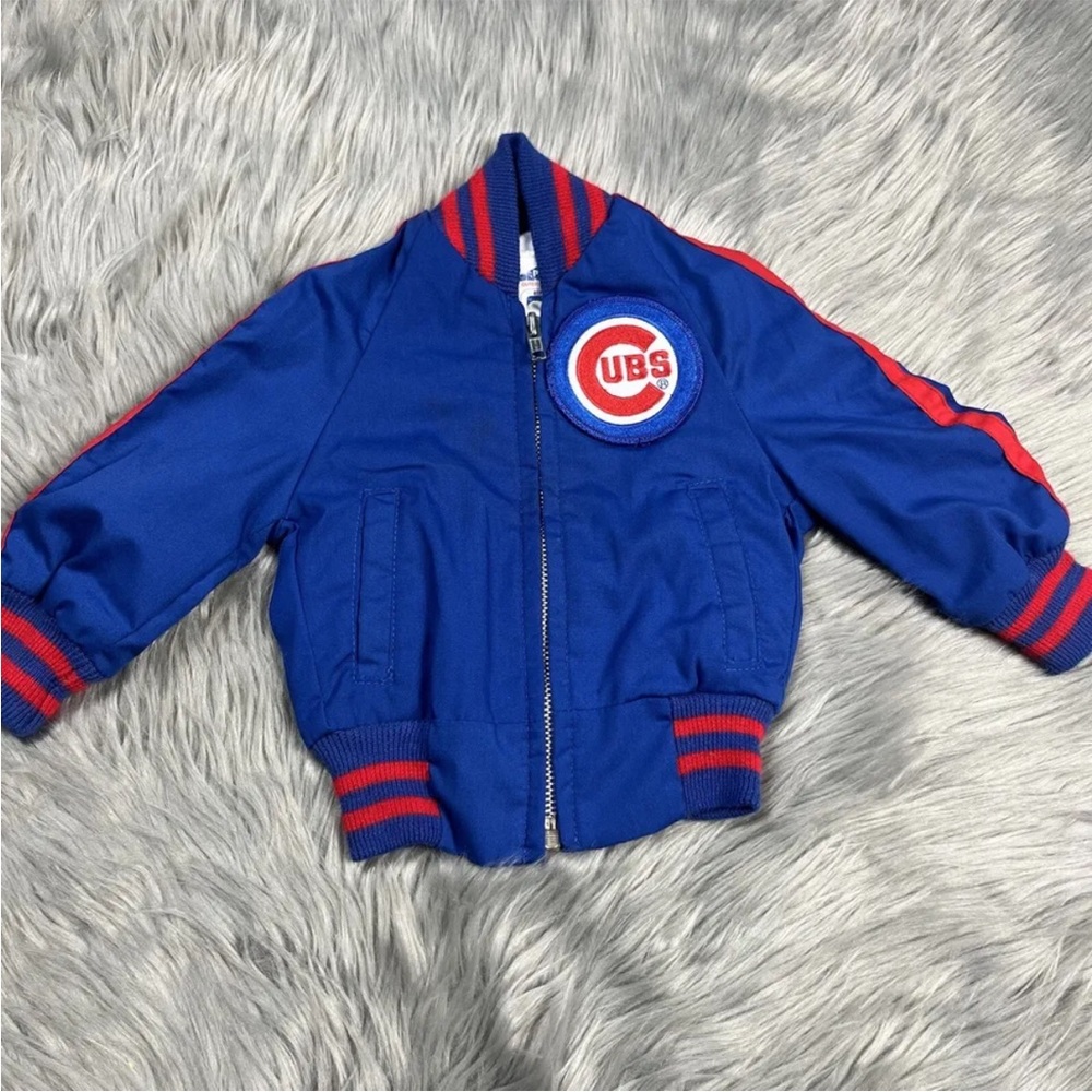 Vintage Pyramid MLB Baby Chicago Cubs Zip Up Jacket